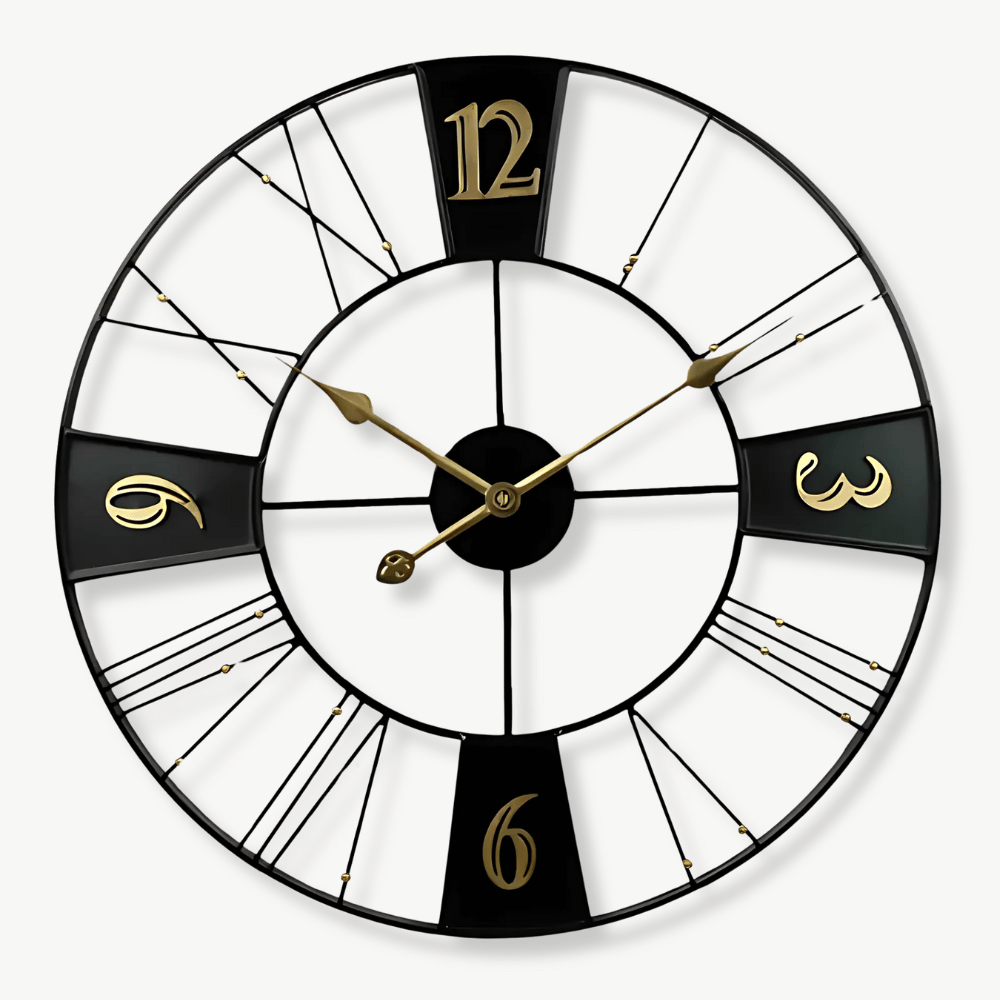 Große Wanduhr im Factory-Stil