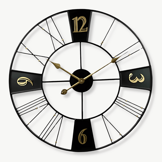 Große Wanduhr im Factory-Stil