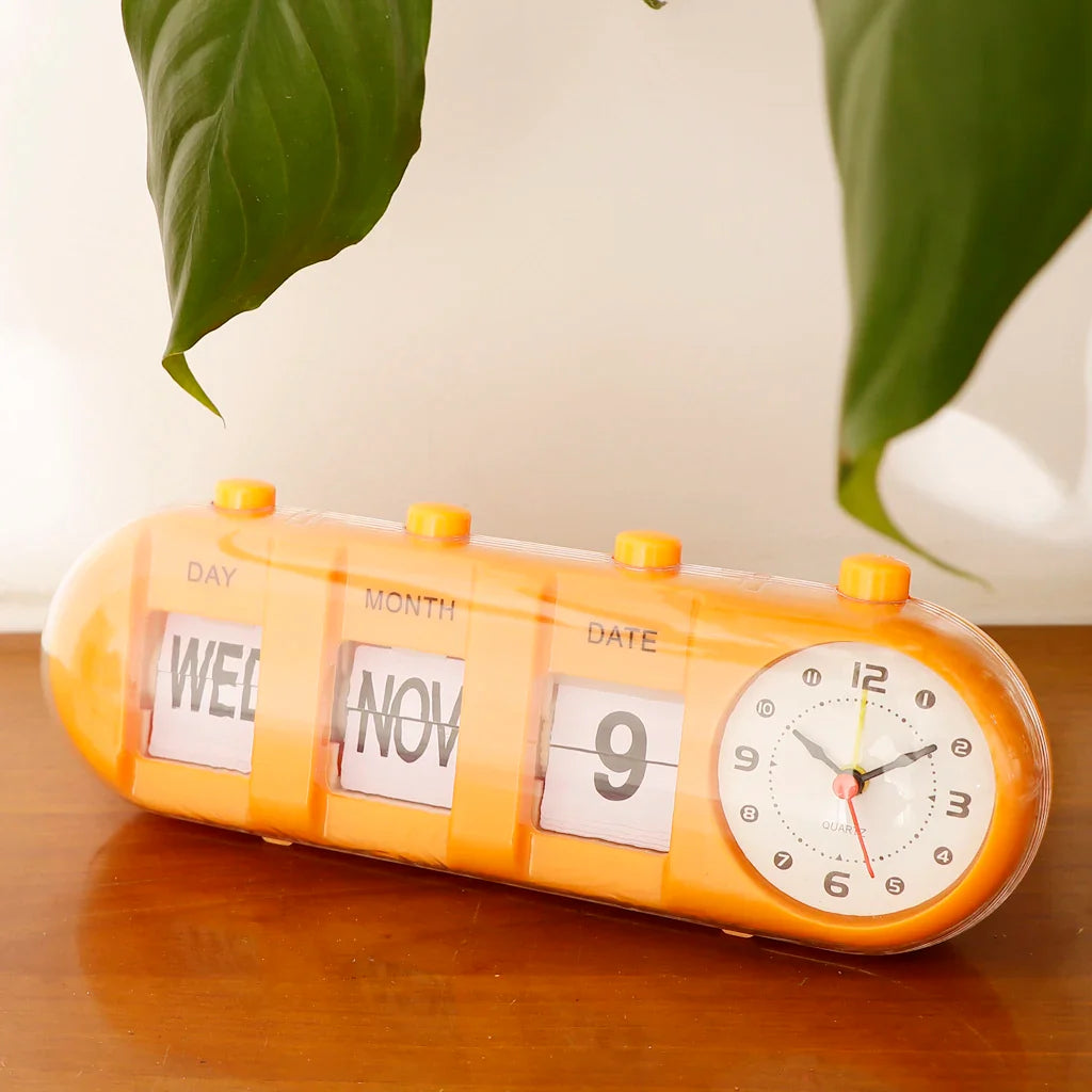 Wecker Kalender Vintage