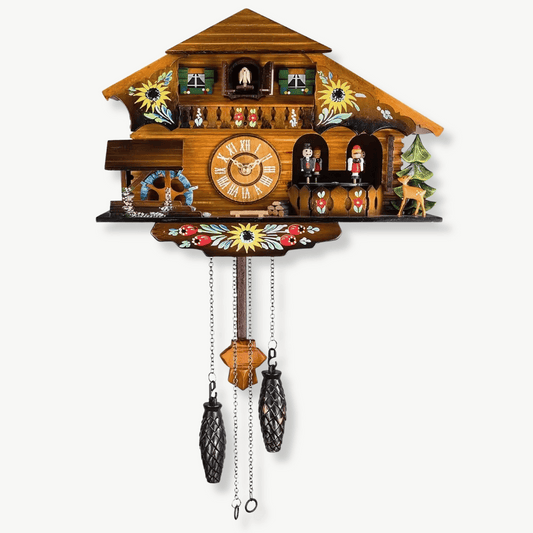 Kuckucksuhr Chalet aus Holz