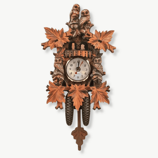 Vintage Eulen Kuckucksuhr
