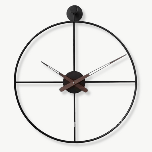 Design-Wanduhr Verschränkte Kreise