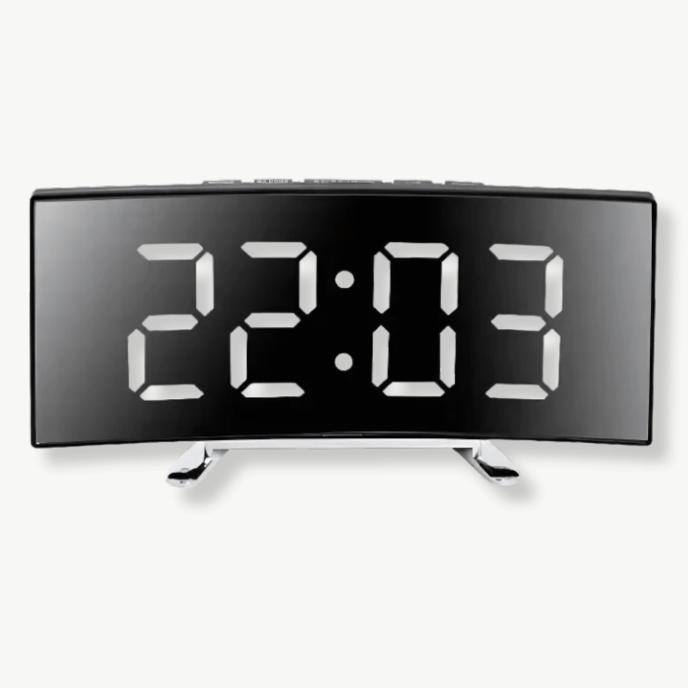 Gekrümmte LED-Digitaluhr