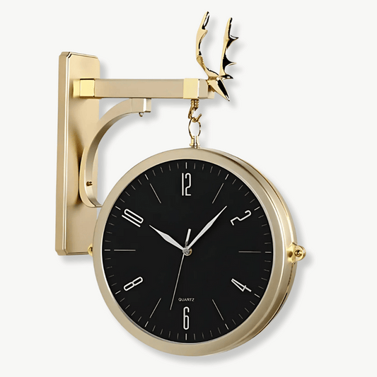 Moderne Doppelseitige Uhr