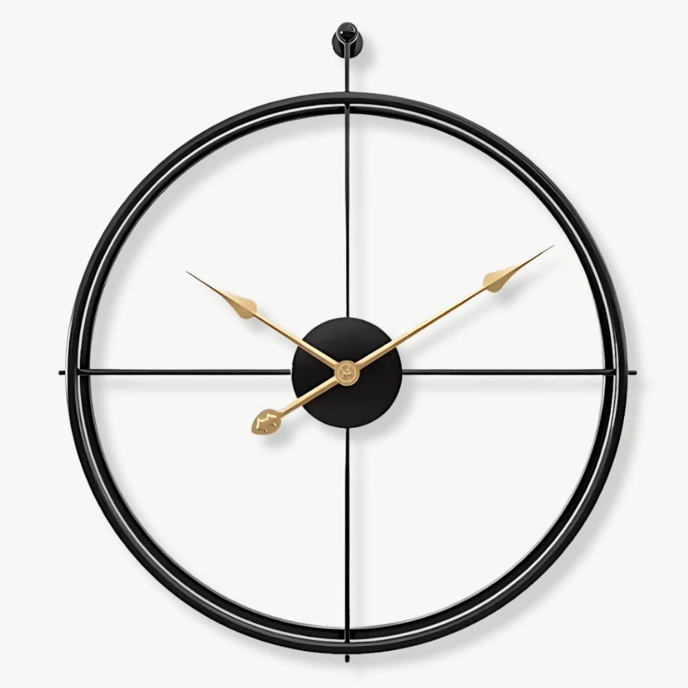 Wanduhr Sphärische Ringe