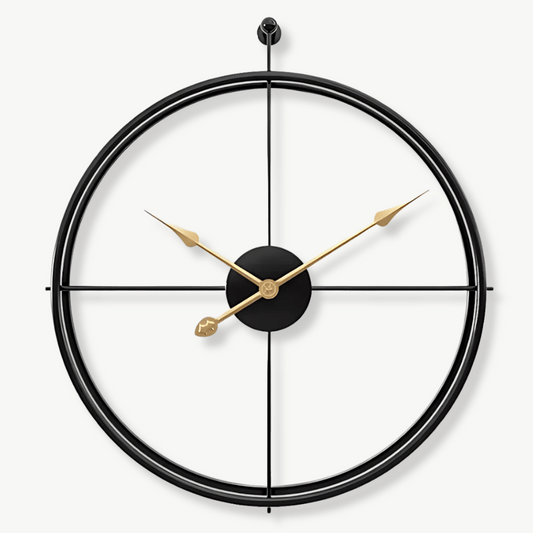 Wanduhr Sphärische Ringe