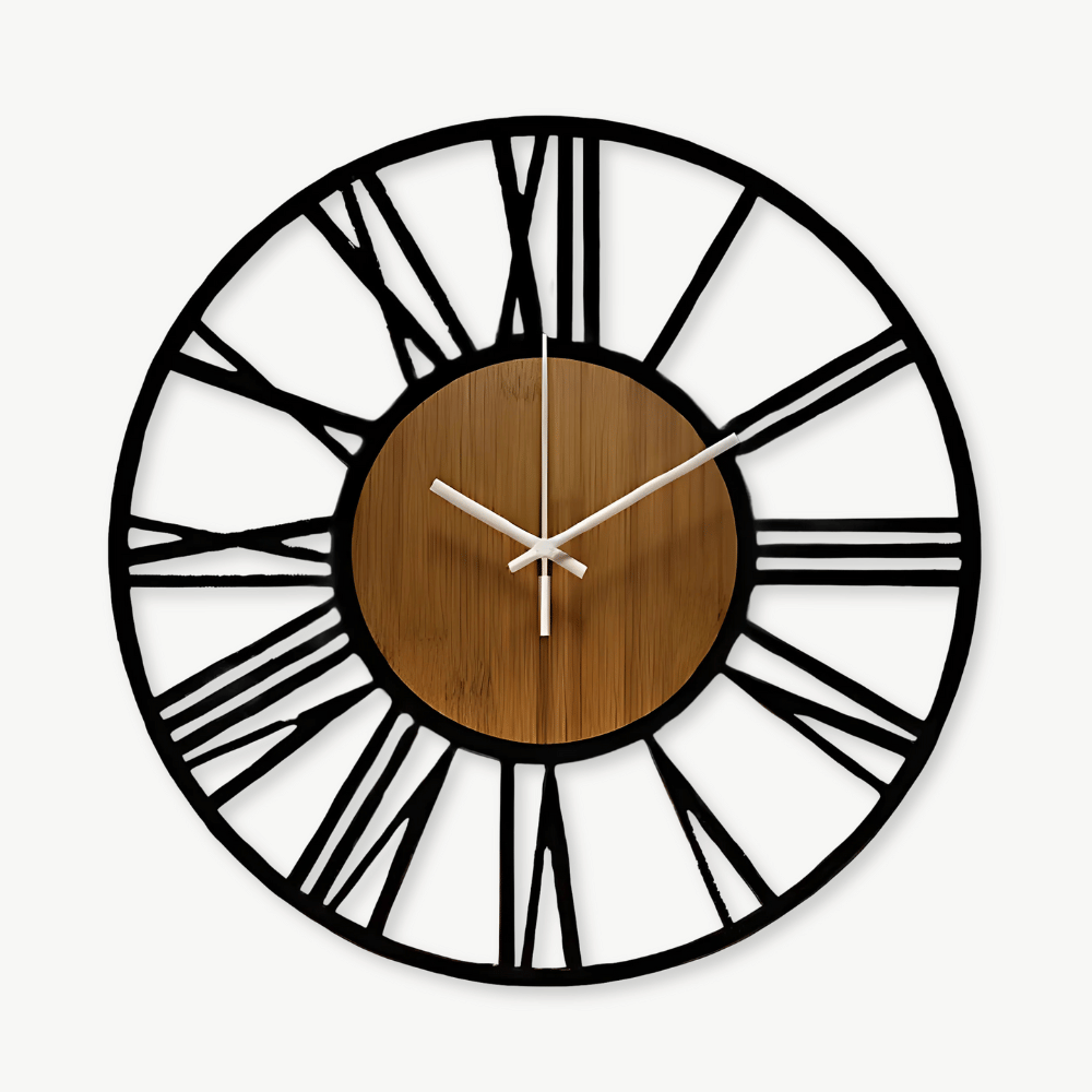 Wanduhr aus skandinavischem Holz