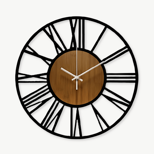 Wanduhr aus skandinavischem Holz
