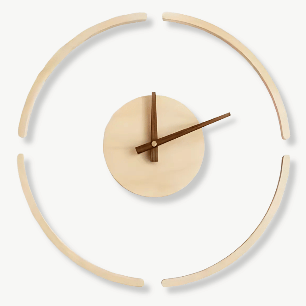 Minimalistische Kreis-Wanduhr