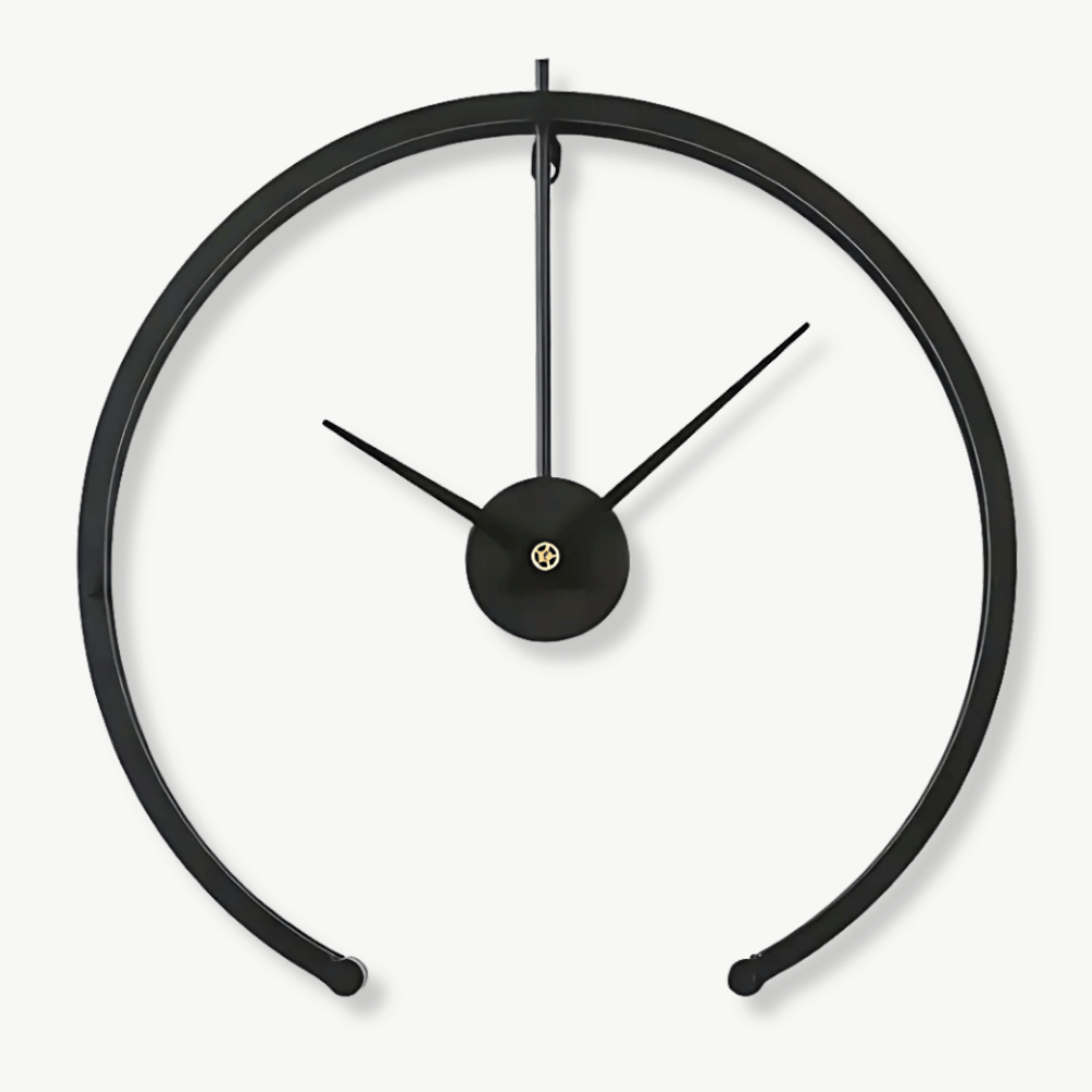 Wanduhr offener Kreis