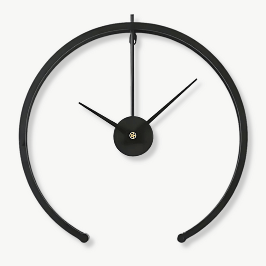 Wanduhr offener Kreis