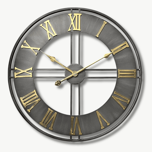 Wanduhr Deko Loft Gealtertes Metall