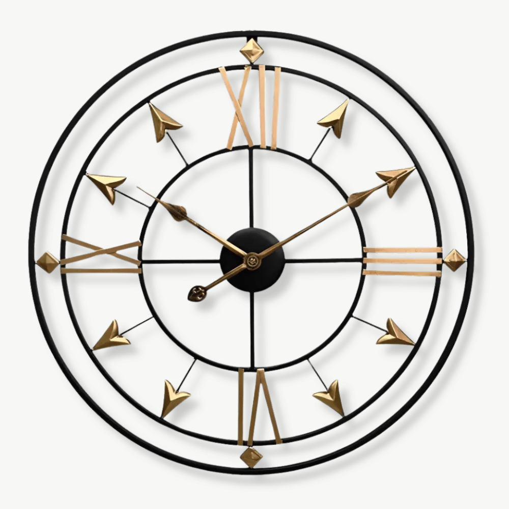 Wanduhr Design aus Metall