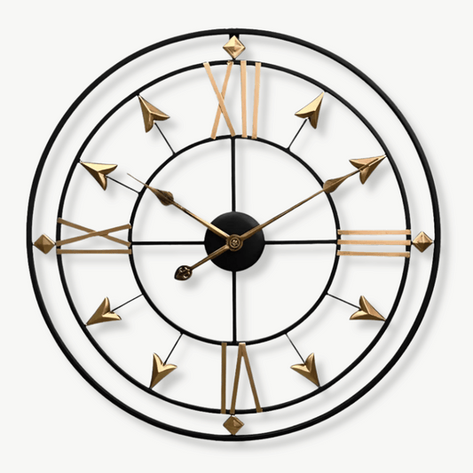 Wanduhr Design aus Metall