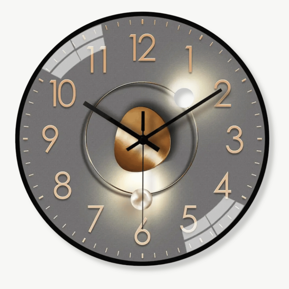 Wanduhr Licht und Schatten