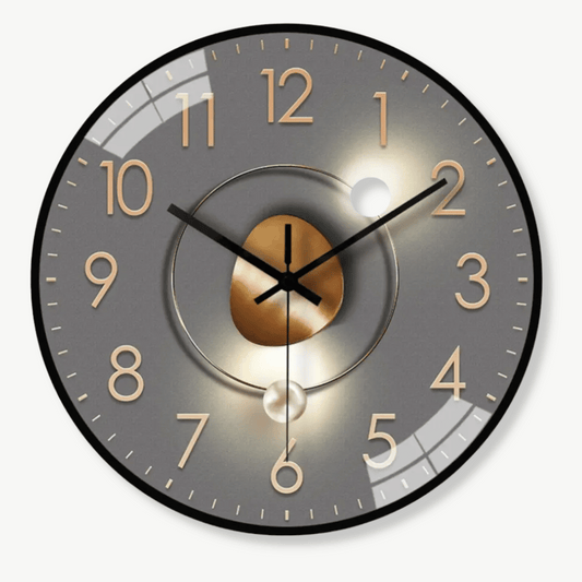 Wanduhr Licht und Schatten