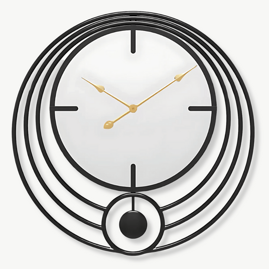 Wandspiegeluhr & Kreisdesign