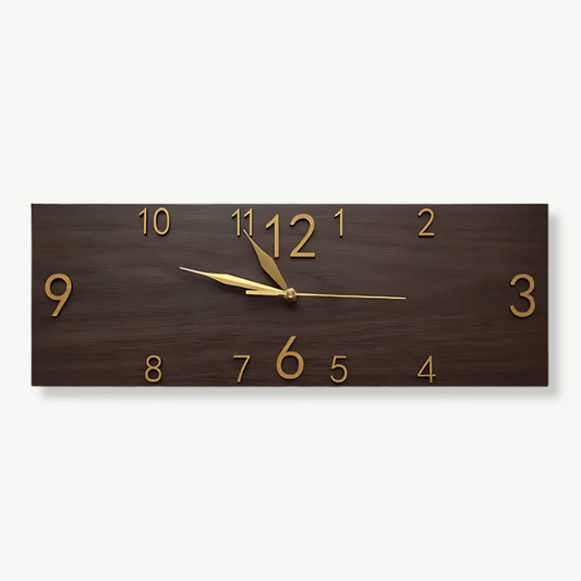 Rechteckige Wanduhr