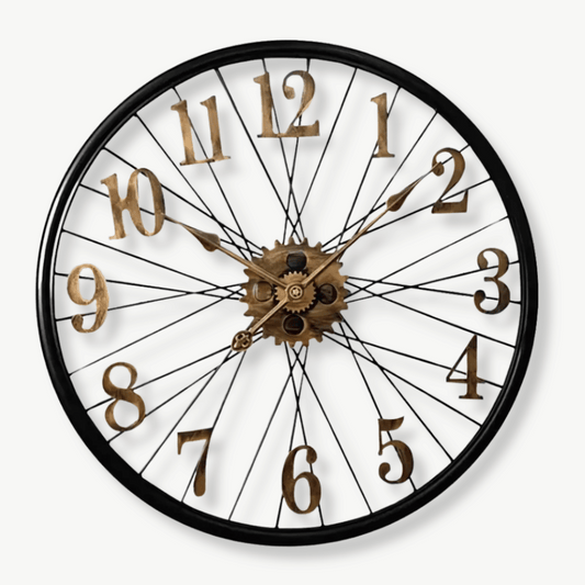 Wanduhr Vintage Zahnrad Rad