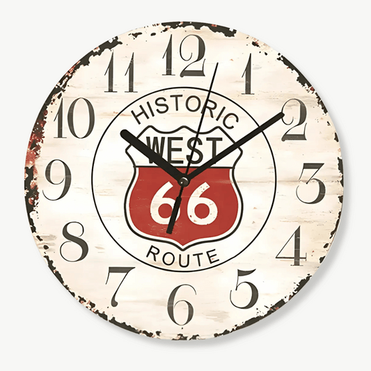 Wanduhr Route 66