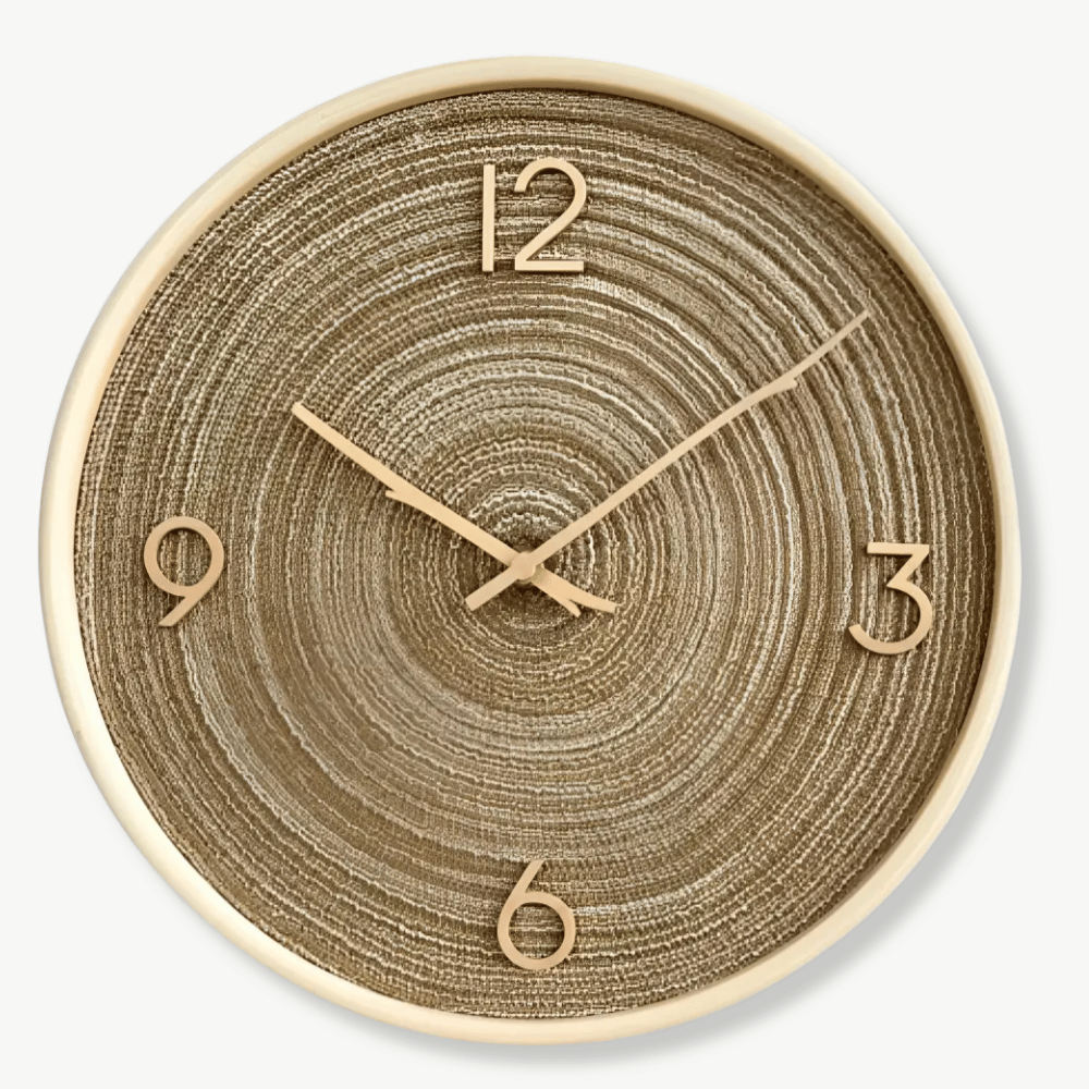 Goldene Sand Wanduhr