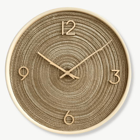 Goldene Sand Wanduhr