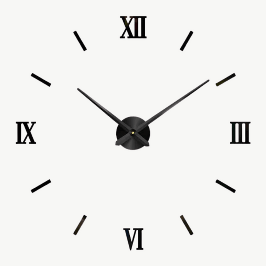 3D Wanduhr Aufkleber