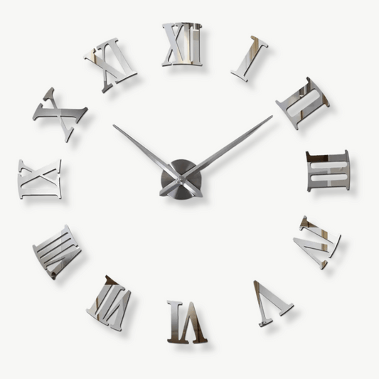 Römische Zahlen Wanduhr-Aufkleber