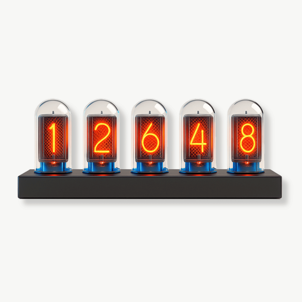 Futuristische LED Nixie Uhr