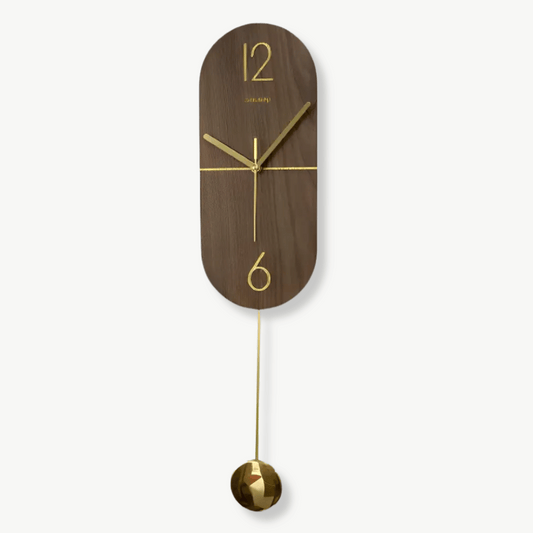 Pendeluhr Linie Nussbaum & Gold