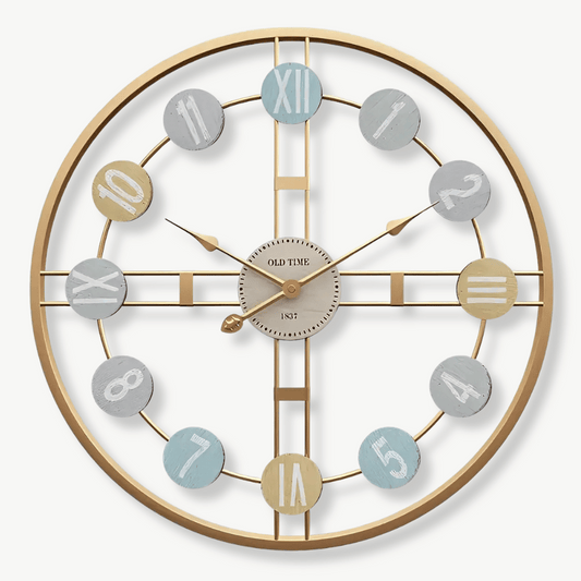 Wanduhr Retro Design 3D