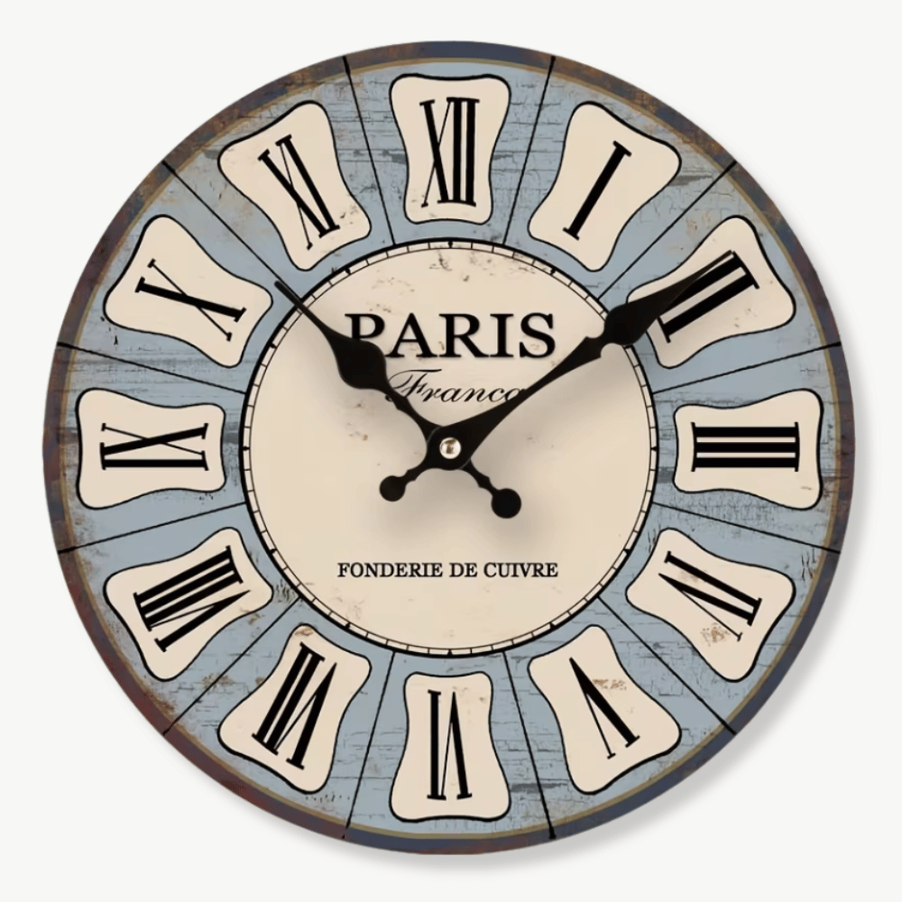 Vintage Wanduhr Paris