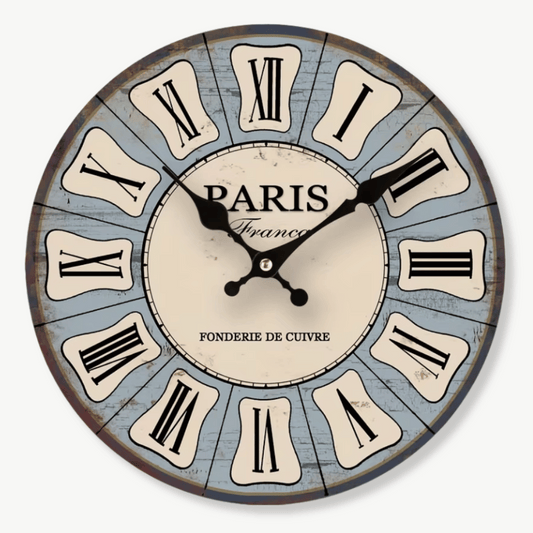Vintage Wanduhr Paris