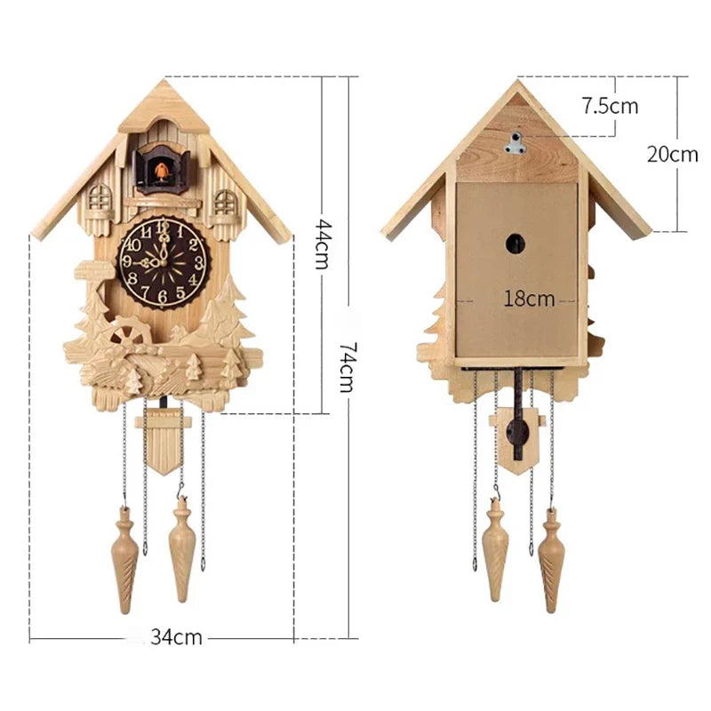Luxus Kuckucksuhr Holz