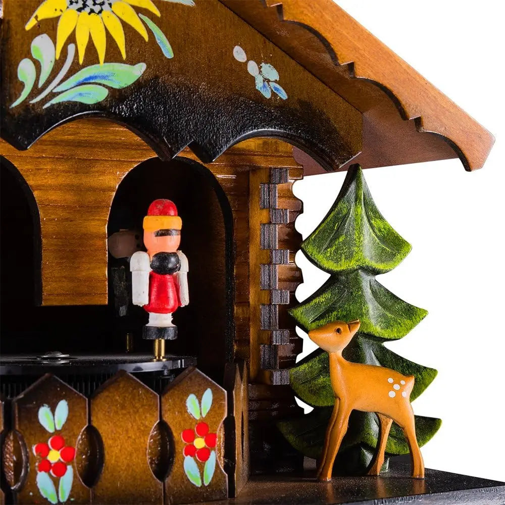 Kuckucksuhr Chalet aus Holz