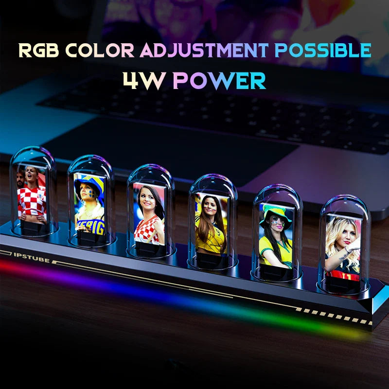 Anpassbare RGB-Nixie-Uhr