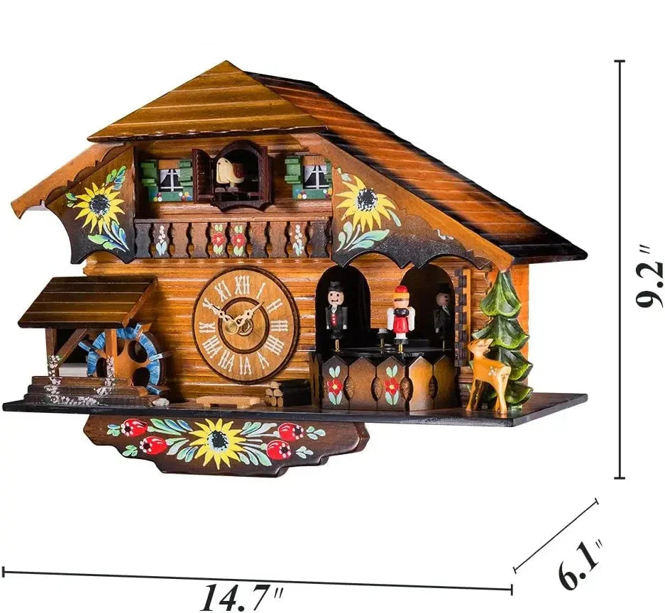 Kuckucksuhr Chalet aus Holz