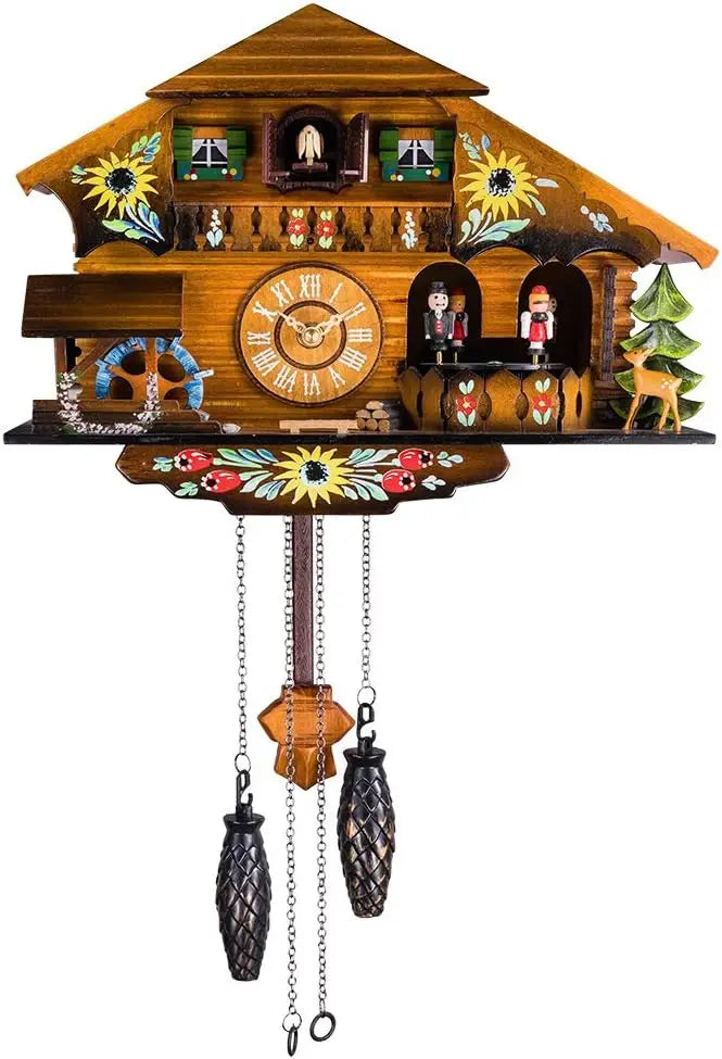 Kuckucksuhr Chalet aus Holz