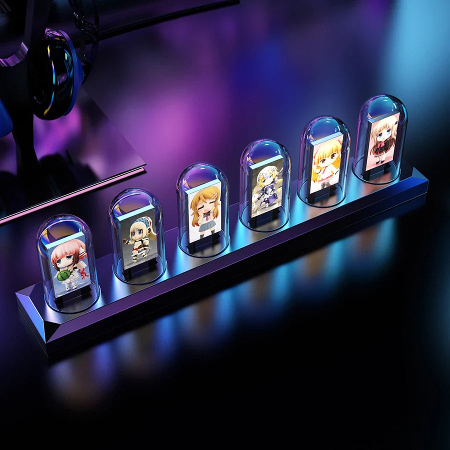 Futuristische LED Nixie Uhr