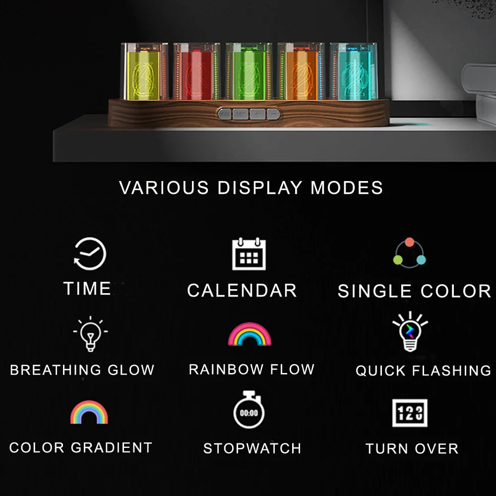 Nixie-Uhr RGB Design