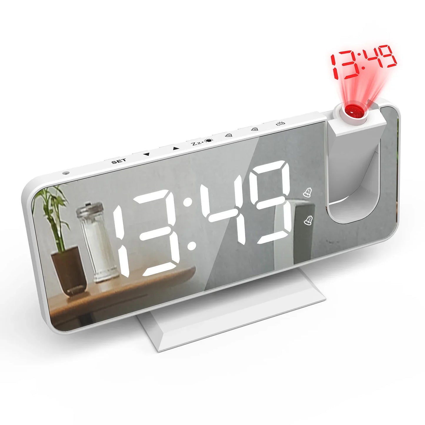 Doppelte LED-Wecker.