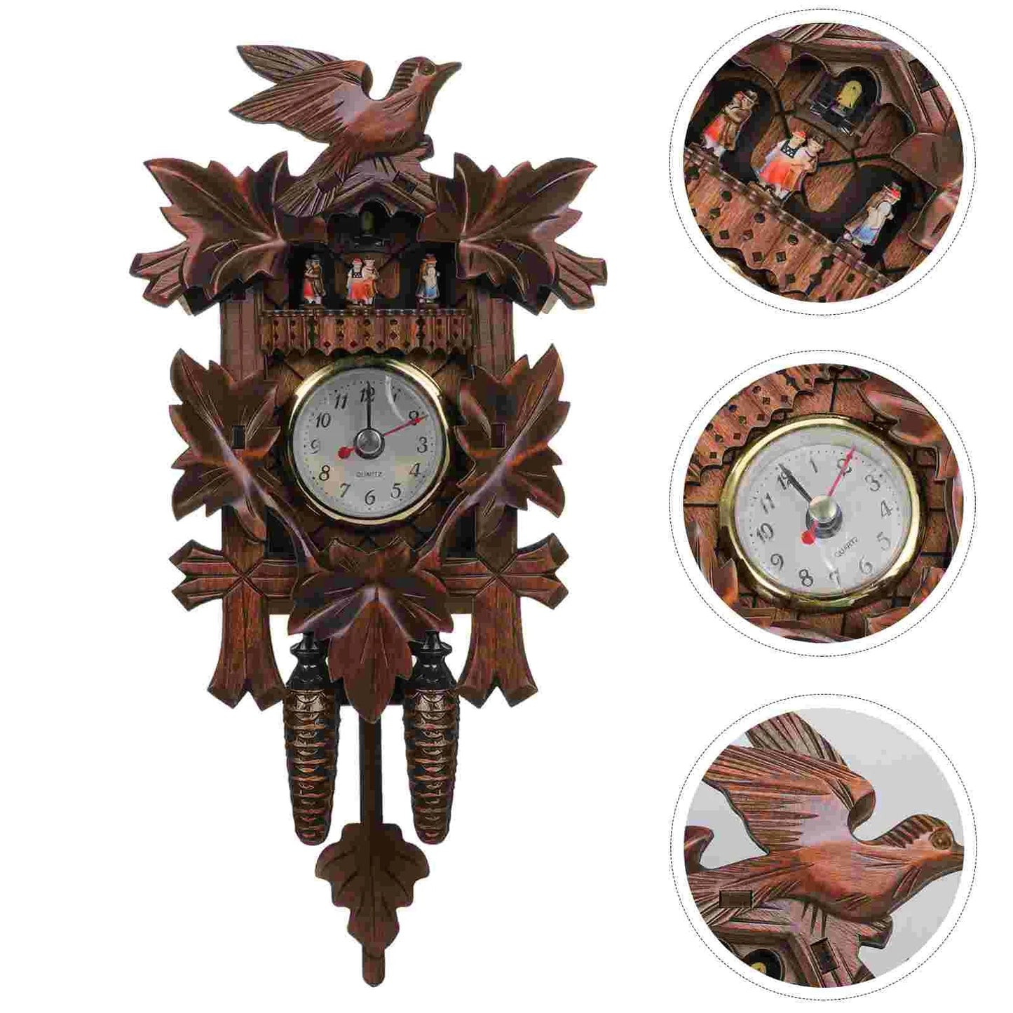 Traditionelle Holz Kuckucksuhr