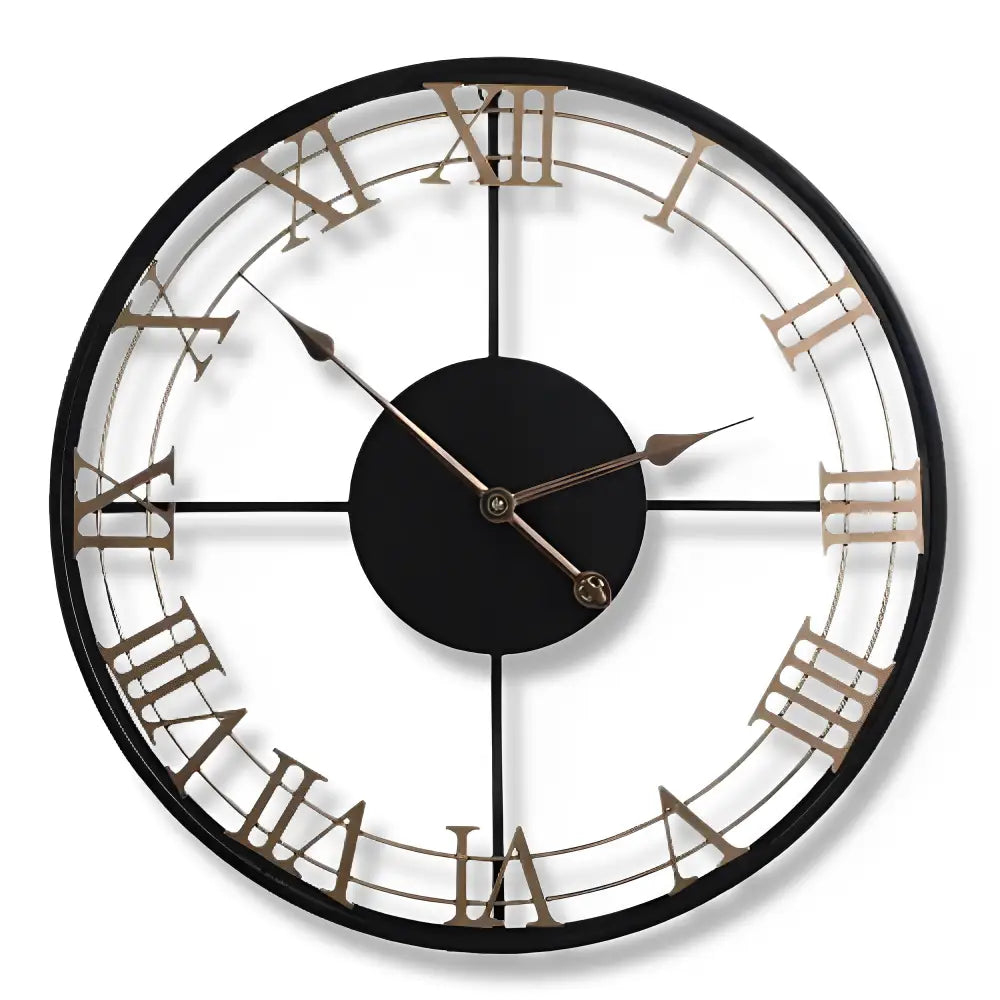 Große Wanduhr Design Römische Ziffern