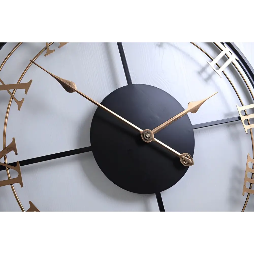 Große Wanduhr Design Römische Ziffern