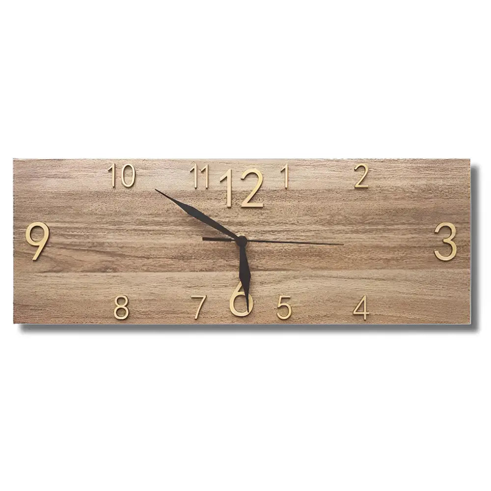 Rechteckige Wanduhr