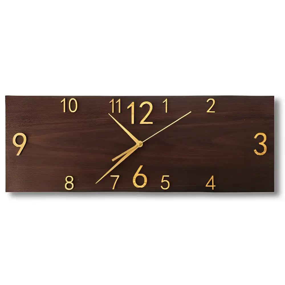 Rechteckige Wanduhr