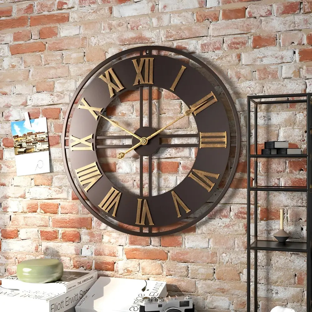 Große Industrielle Wanduhr