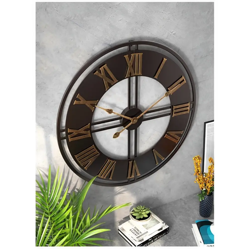 Große Industrielle Wanduhr