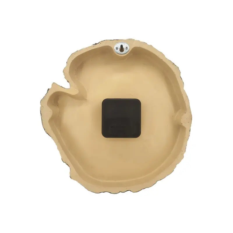 Rustikale Baumstamm-Wanduhr