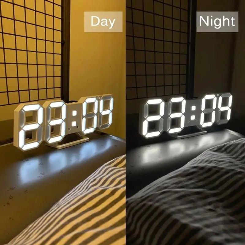 Digitale LED-Wanduhr